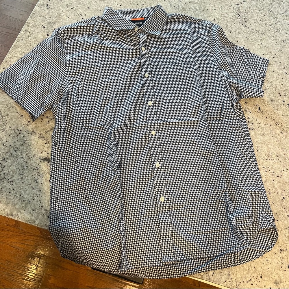 Jack Spade Short Sleeve Button Down L